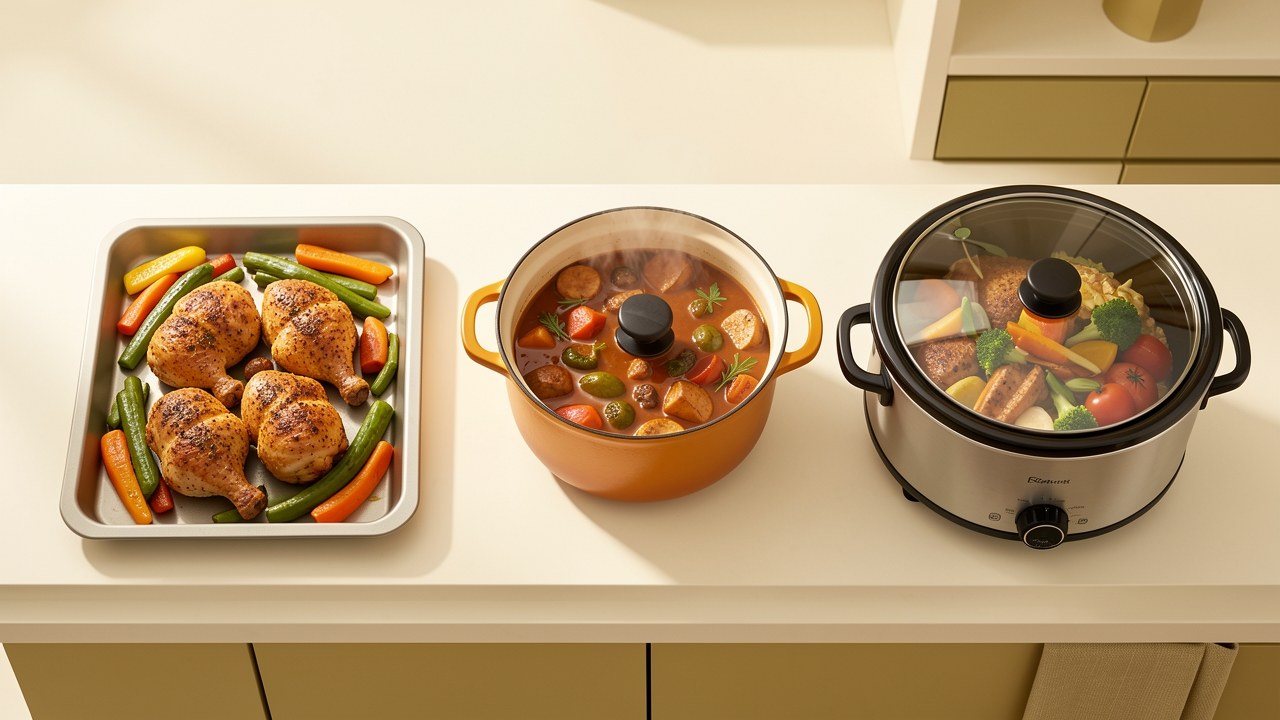 Healthy Dinners by Cooking Method: Sheet Pan, One-Pot, Slow Cooker & More